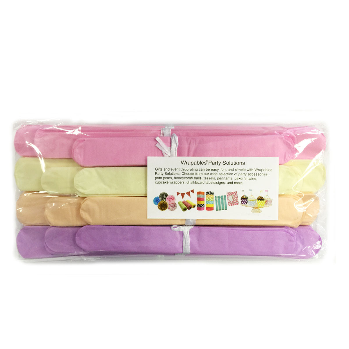 Wrapables Set of 12 Tissue Pom Pom Party Decorations