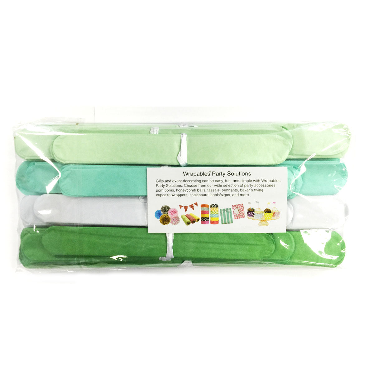 Wrapables Set of 12 Tissue Pom Pom Party Decorations