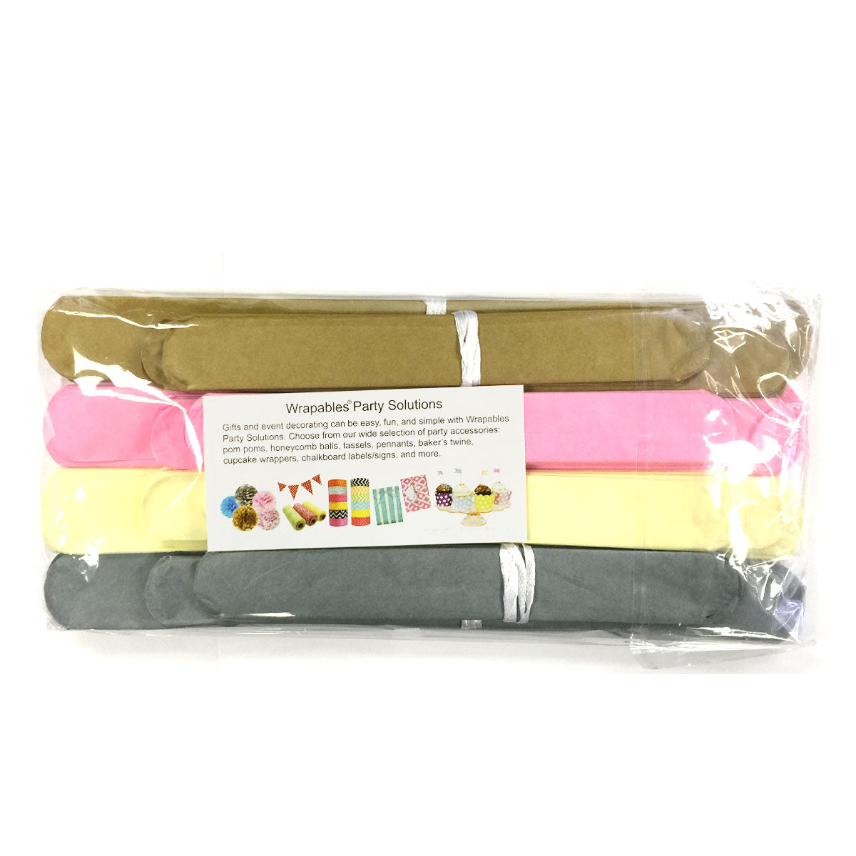 Wrapables Set of 12 Tissue Pom Pom Party Decorations
