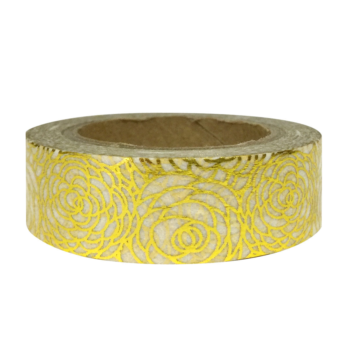 Wrapables Washi Masking Tape, Green and Gold Group