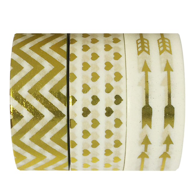 Wrapables Washi Masking Tape (Set of 3)