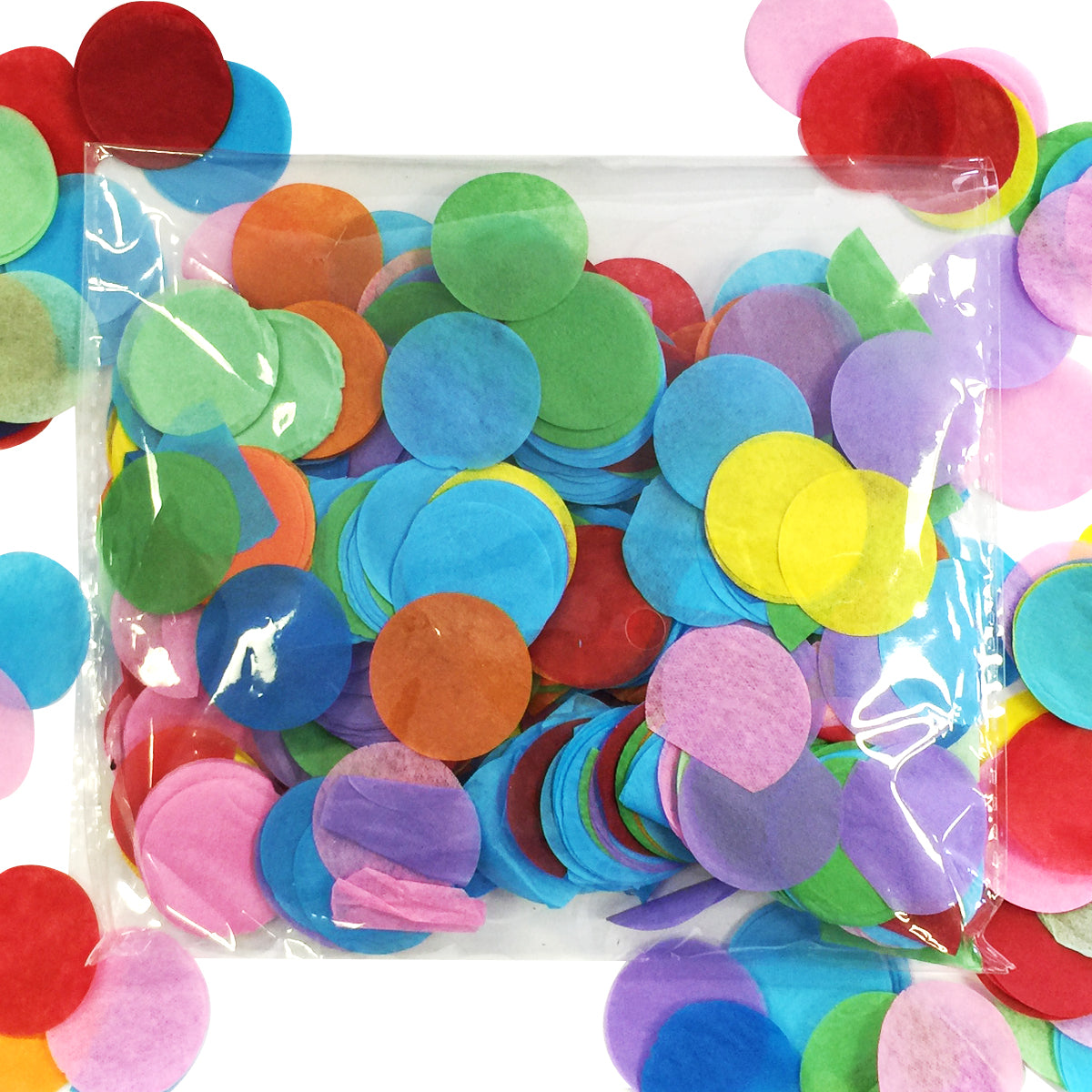 Wrapables Round Tissue Paper Confetti, 1"