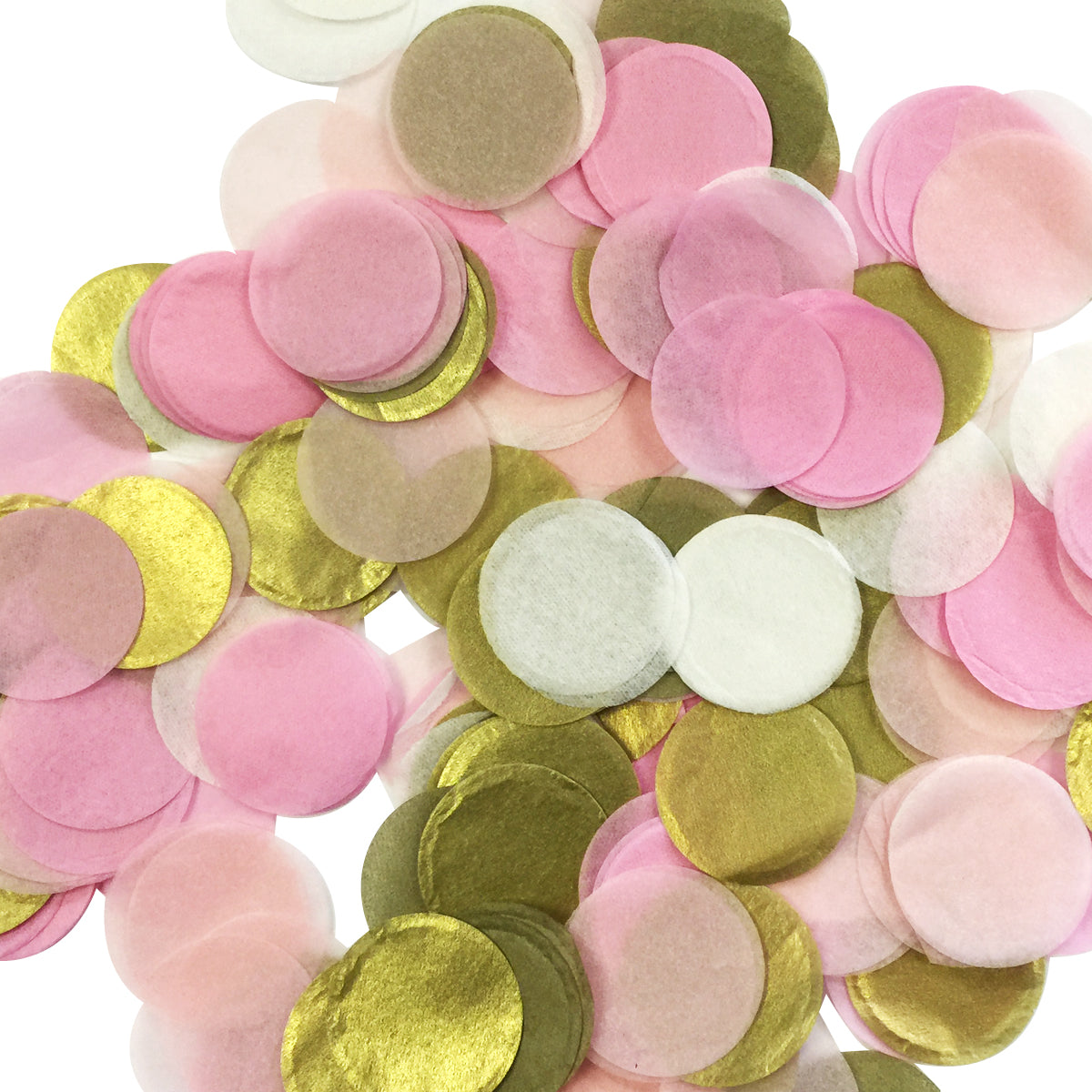 Wrapables Round Tissue Paper Confetti, 1"