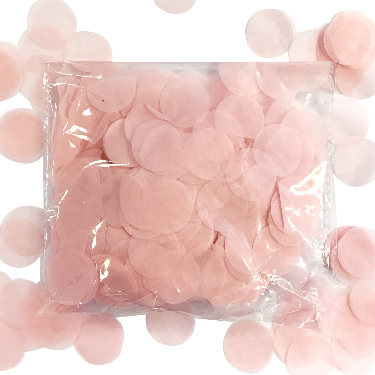 Wrapables Round Tissue Paper Confetti, 1"
