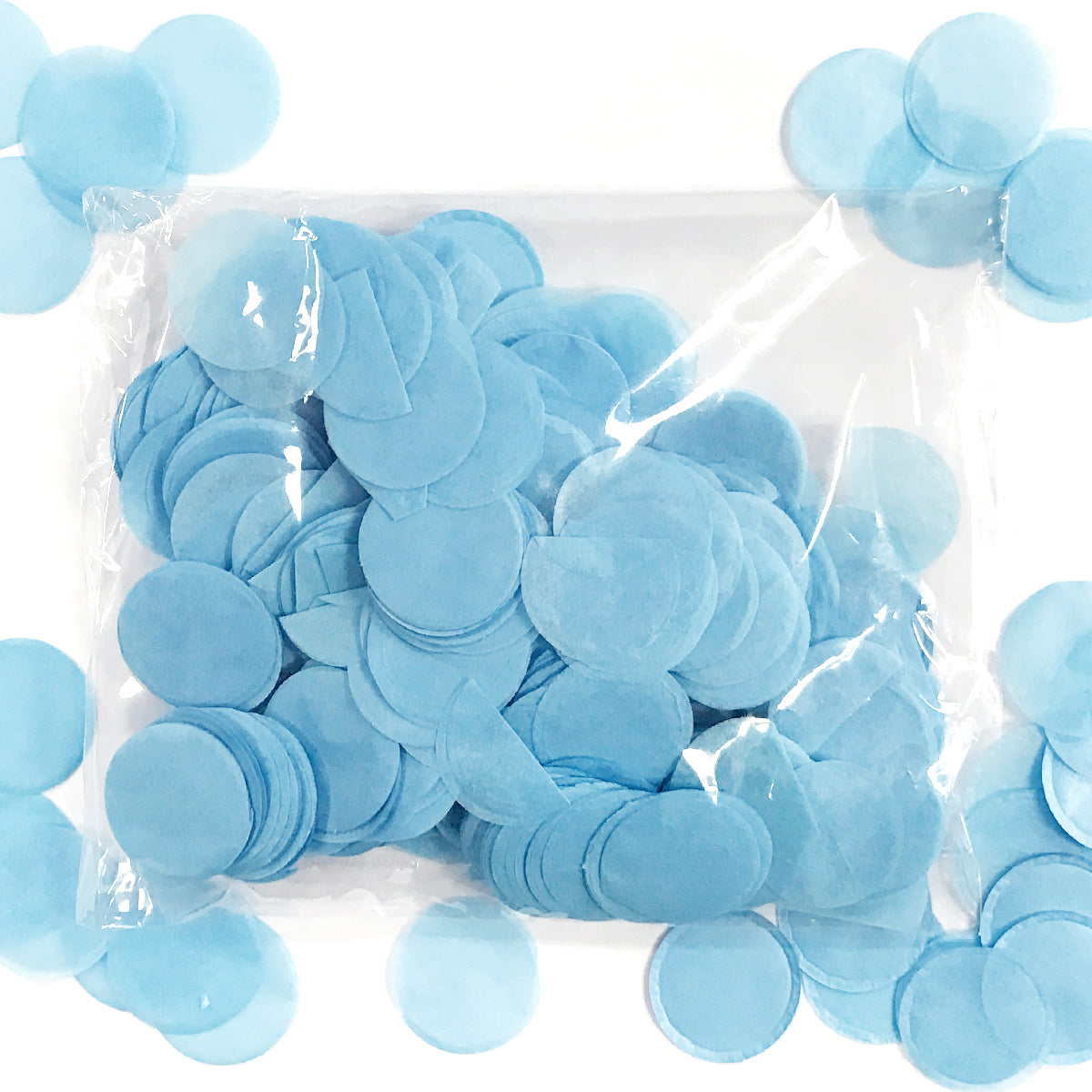 Wrapables Round Tissue Paper Confetti, 1"
