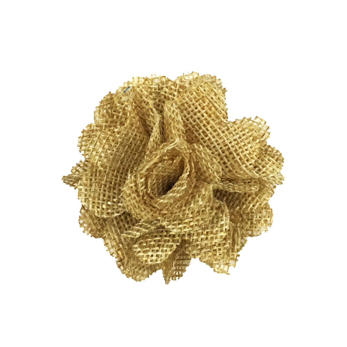 Wrapables Shabby Chic Burlap Rose Flower 3 Inch Diameter (Set of 12)