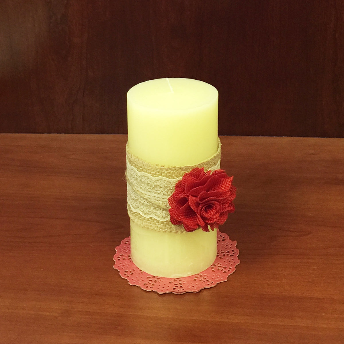 Wrapables Shabby Chic Burlap Rose Flower 3 Inch Diameter (Set of 12)