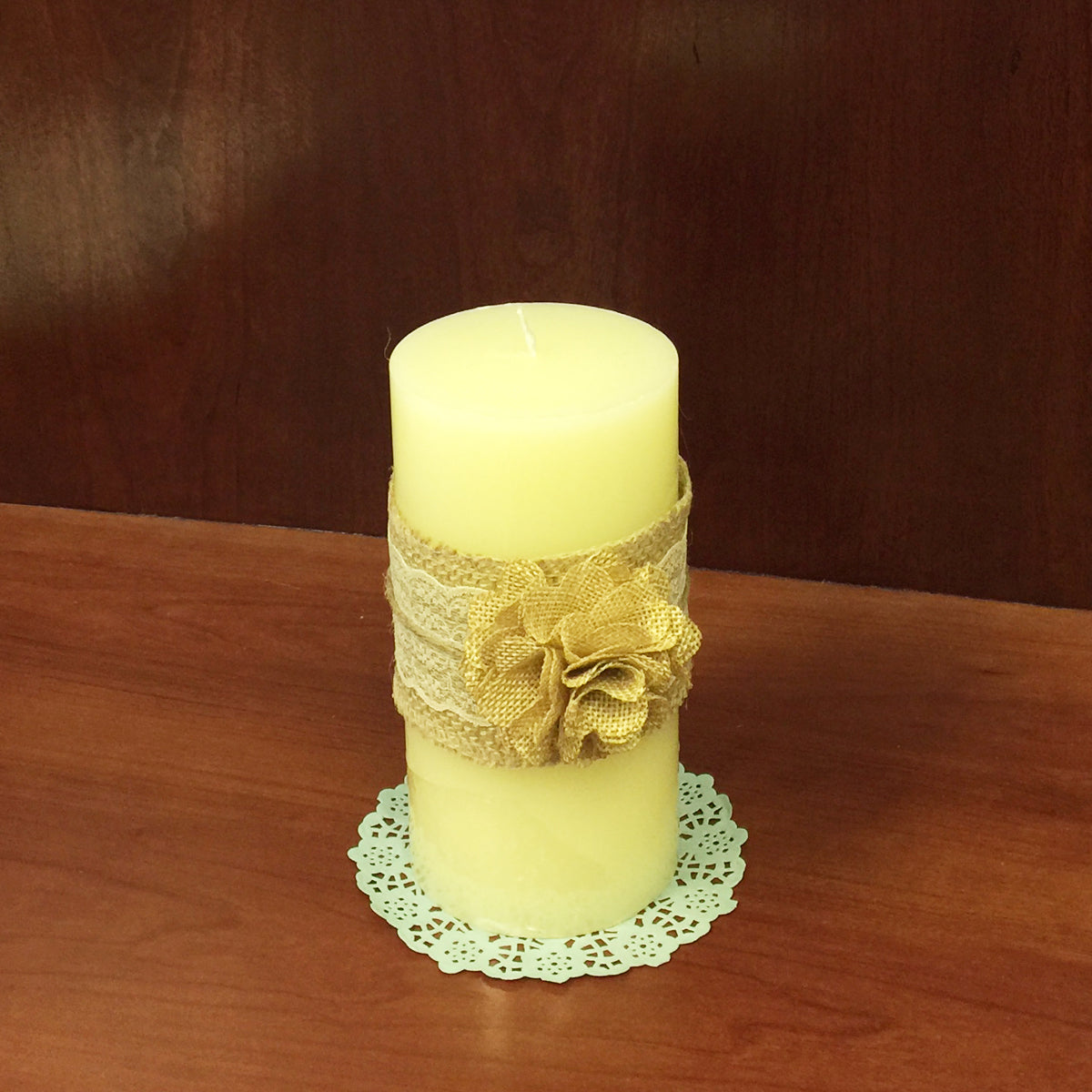 Wrapables Shabby Chic Burlap Rose Flower 3 Inch Diameter (Set of 12)