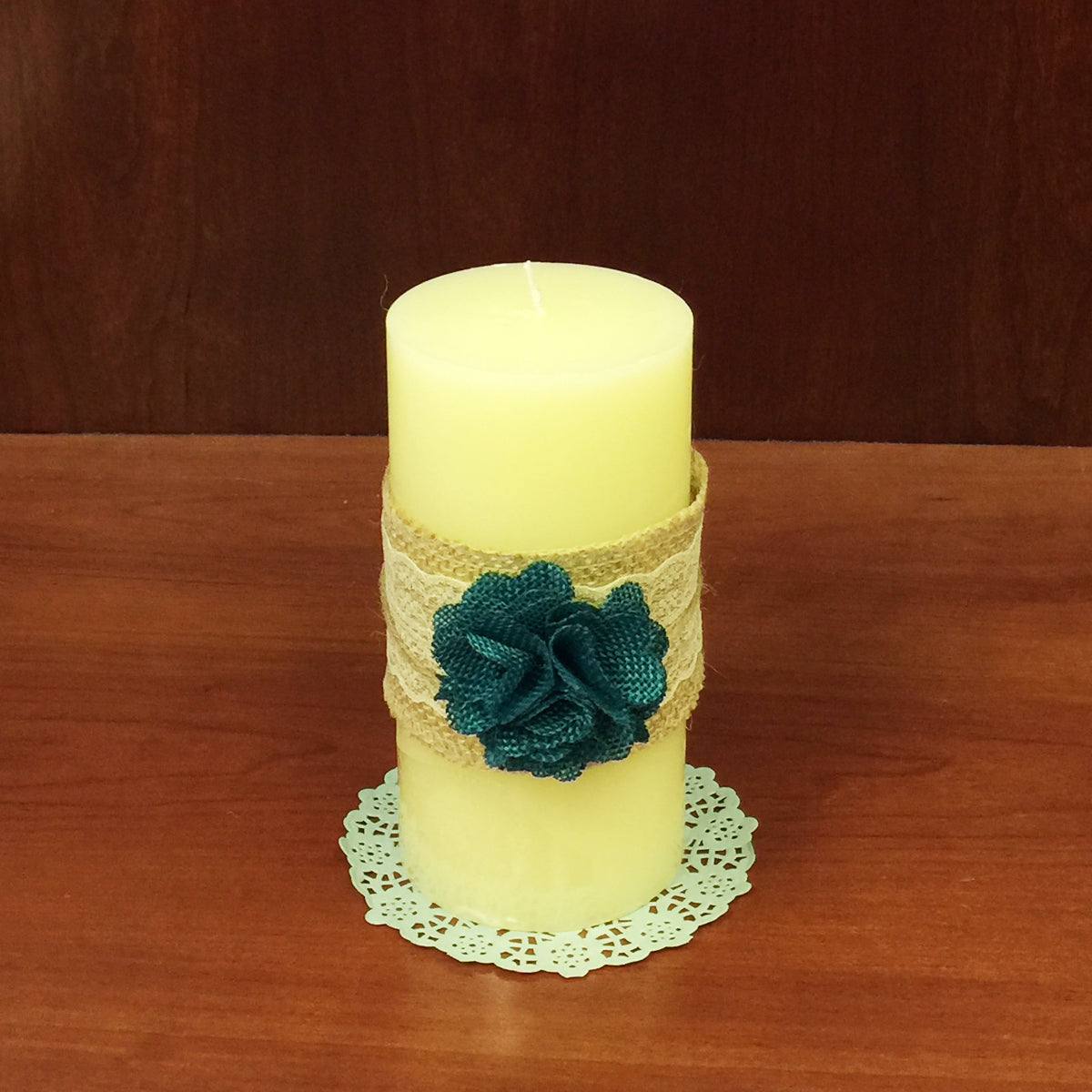 Wrapables Shabby Chic Burlap Rose Flower 3 Inch Diameter (Set of 12)