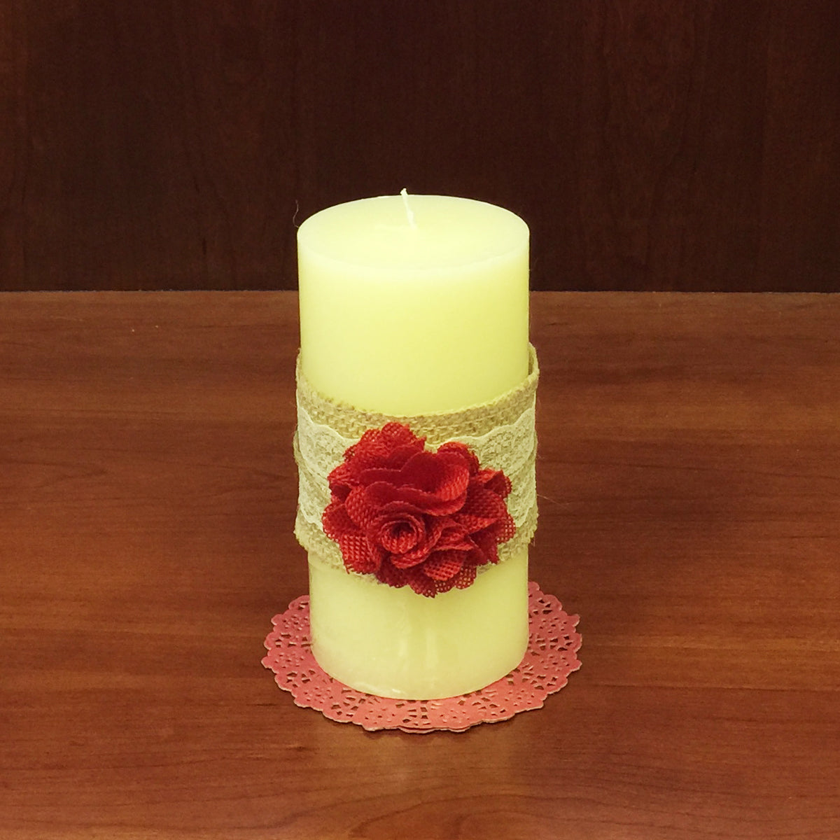 Wrapables Shabby Chic Burlap Rose Flower 3 Inch Diameter (Set of 12)