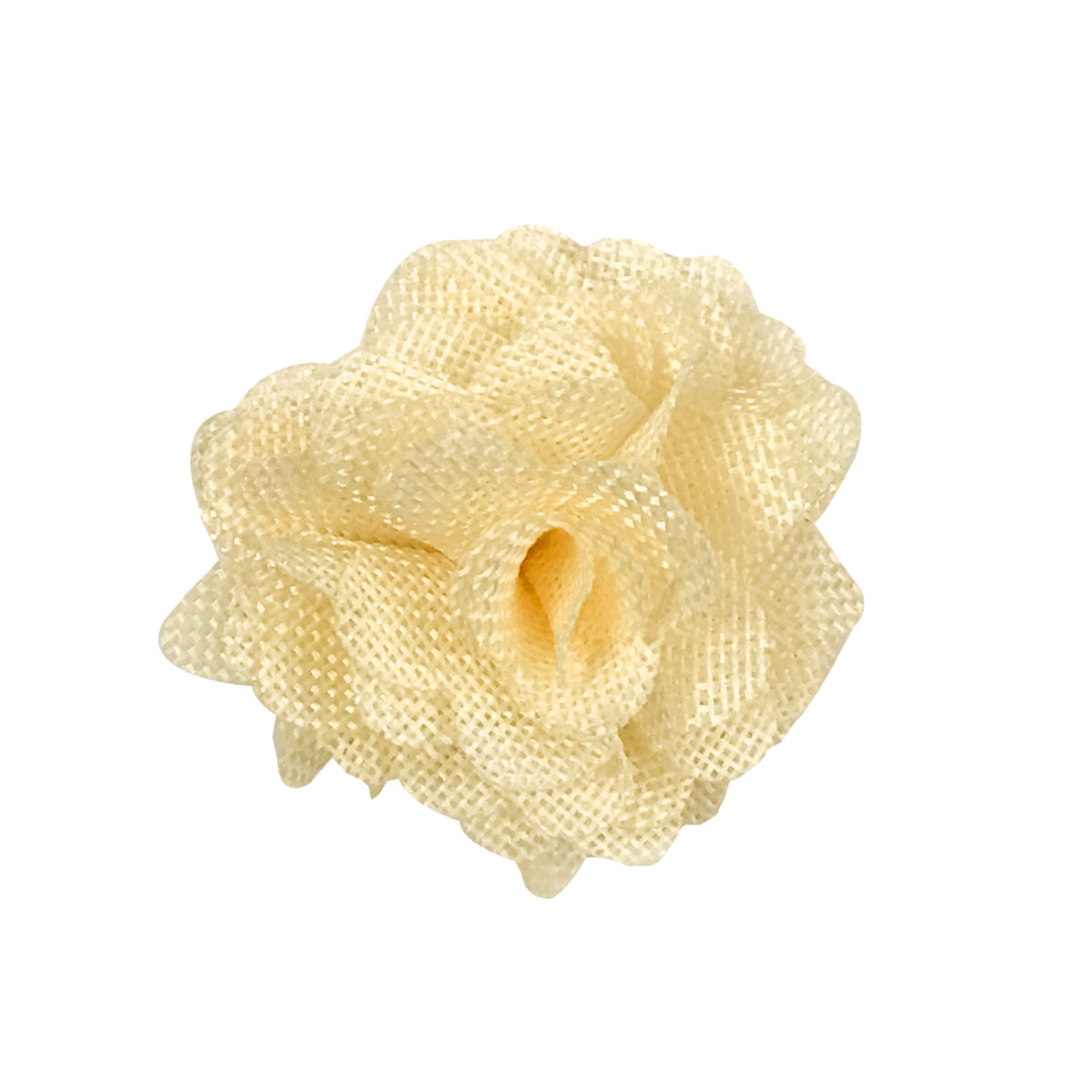 Wrapables Shabby Chic Burlap Rose Flower 3 Inch Diameter (Set of 12)