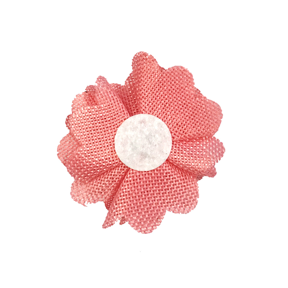 Wrapables Shabby Chic Burlap Rose Flower 3 Inch Diameter (Set of 12)