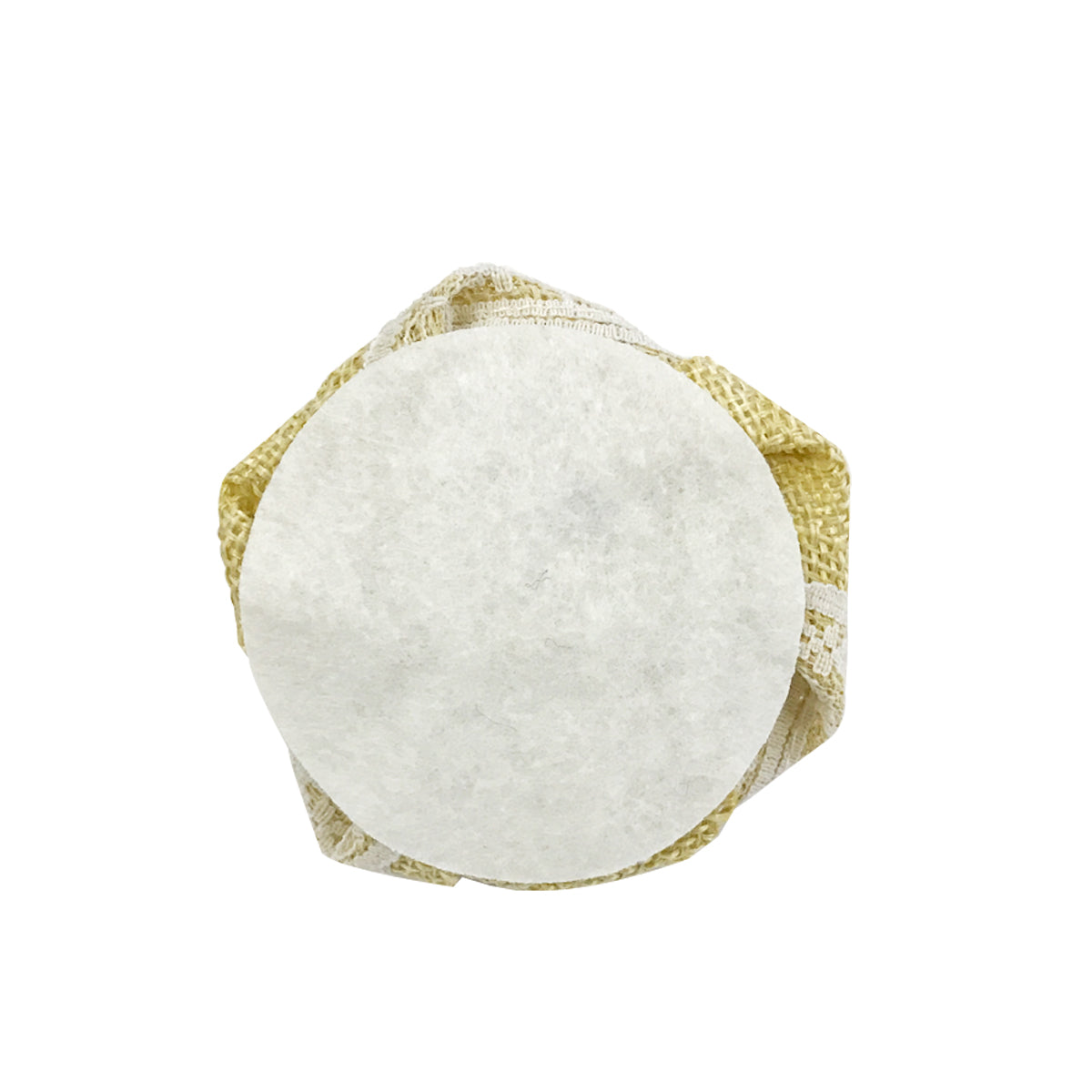 Wrapables Burlap Lace Rosette 3 Inch Diameter (Set of 12)