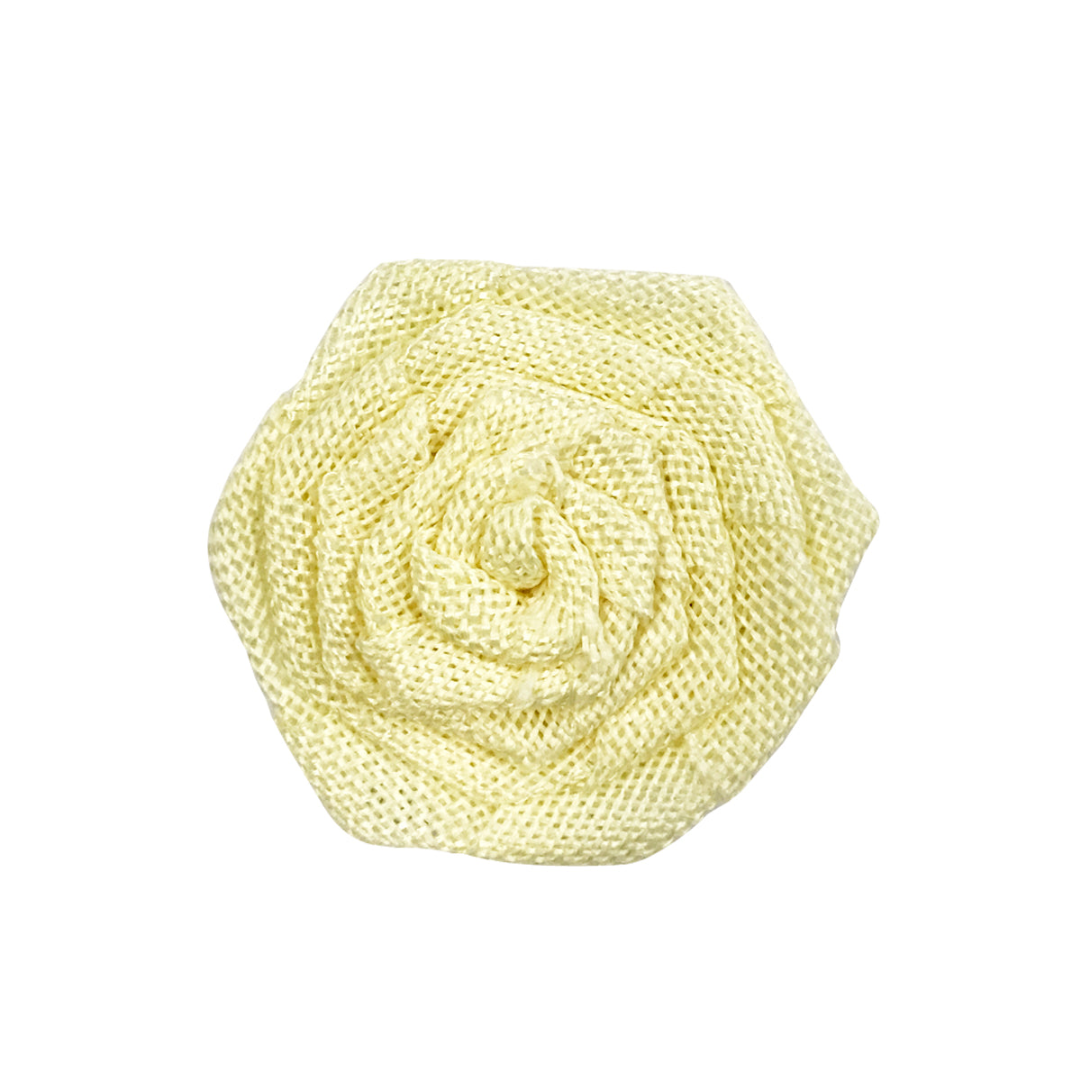 Wrapables Burlap Rosette Rustic Embellishment 3 Inch Diameter (Set of 12)