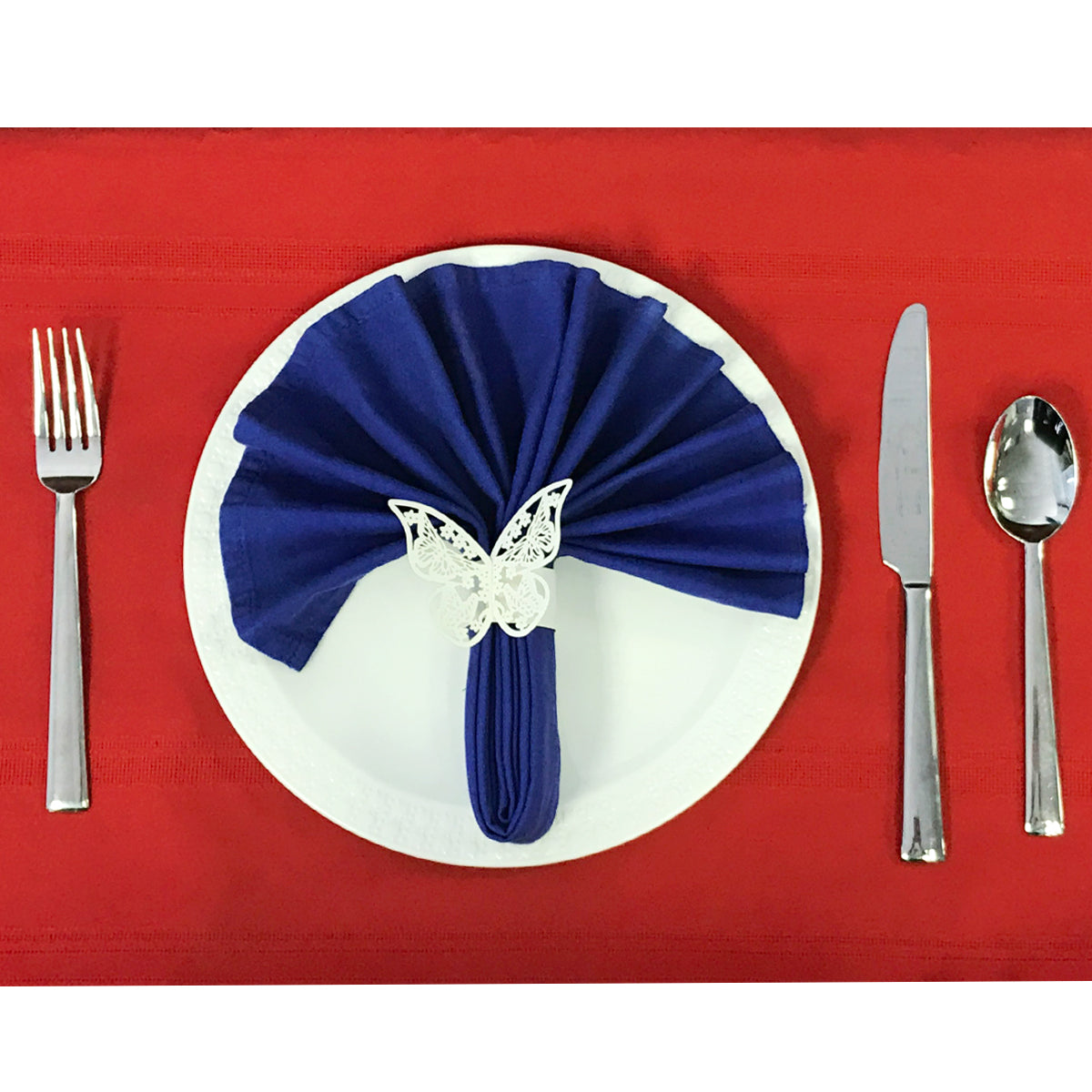 Wrapables Butterflies Wedding Decor Napkin Rings (Set of 50)