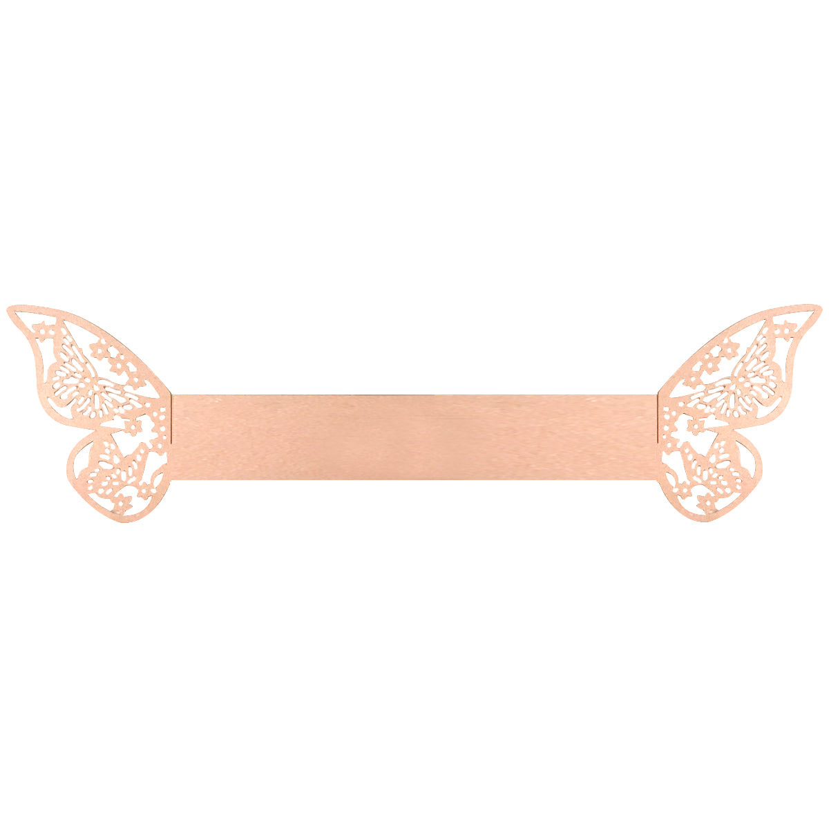 Wrapables Butterflies Wedding Decor Napkin Rings (Set of 50)