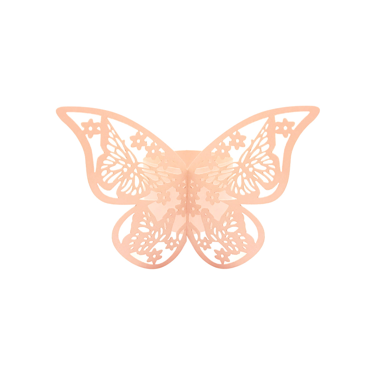 Wrapables Butterflies Wedding Decor Napkin Rings (Set of 50)