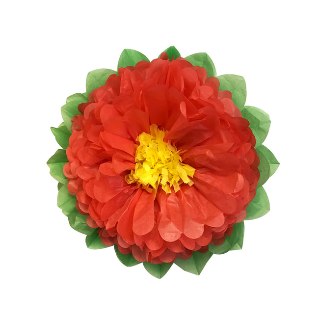 Wrapables Set of 5 Tissue Flower Pom Poms Party Decorations