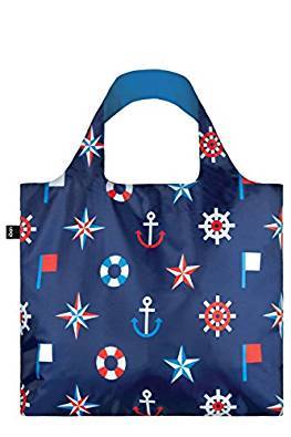 LOQI Nautical Classic Reusable Shopping Bag