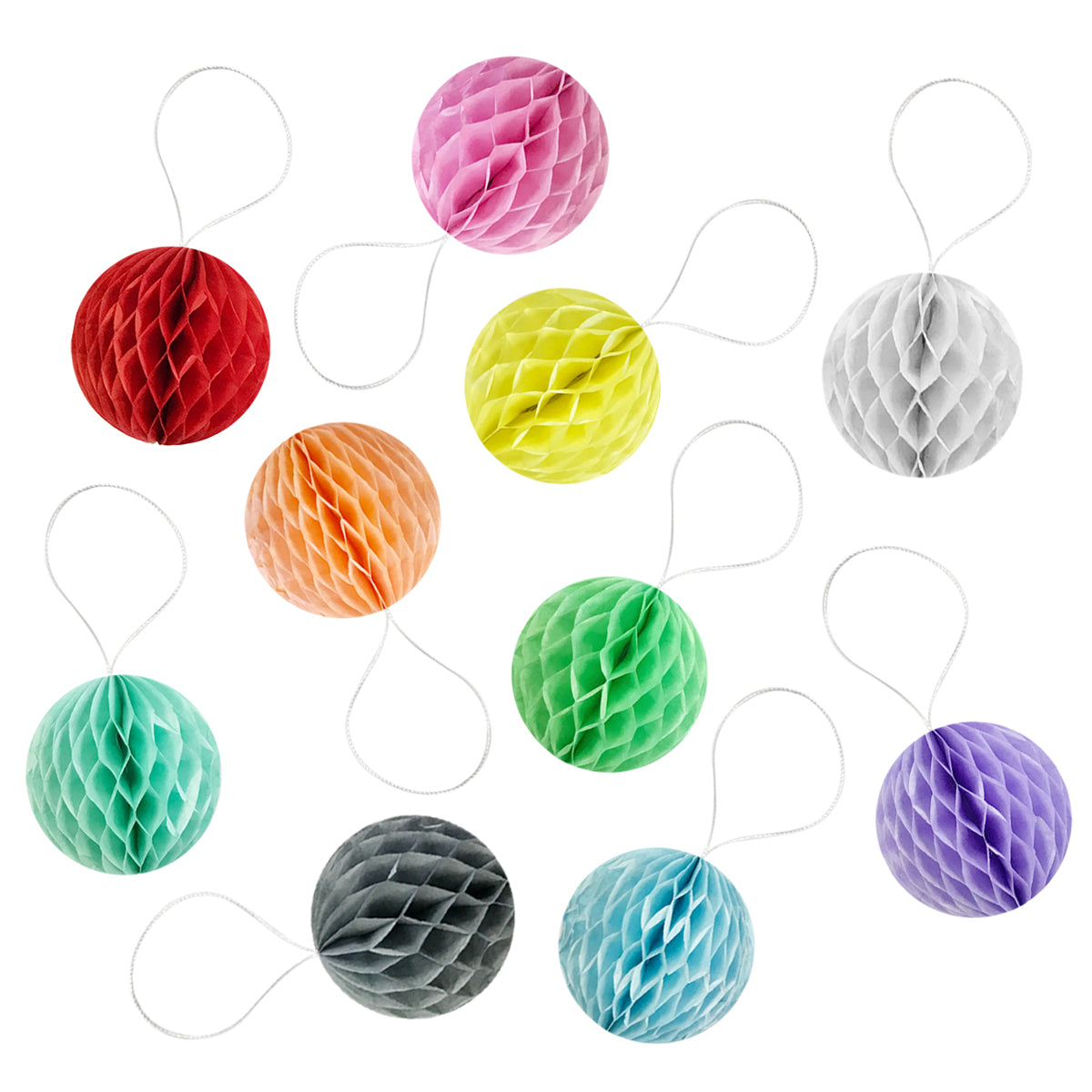 Wrapables Mini Honeycomb Ball Party Decorations