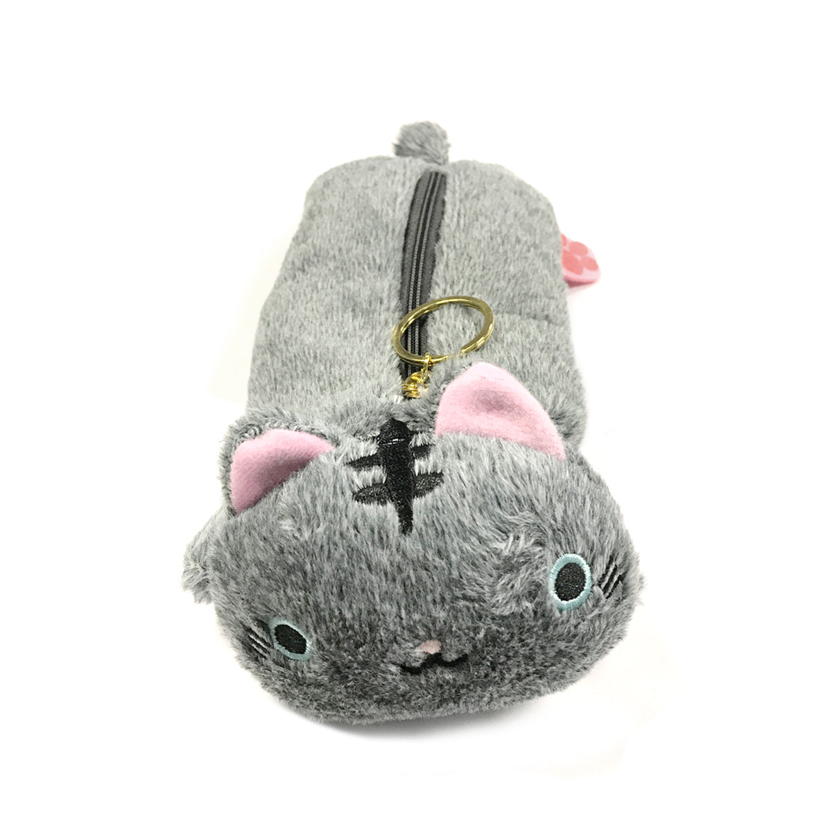 Wrapables Cute Cat Pouch Plush Pencil Case
