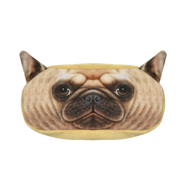 Wrapables Dog Face Zippered Pencil Case (Set of 2)