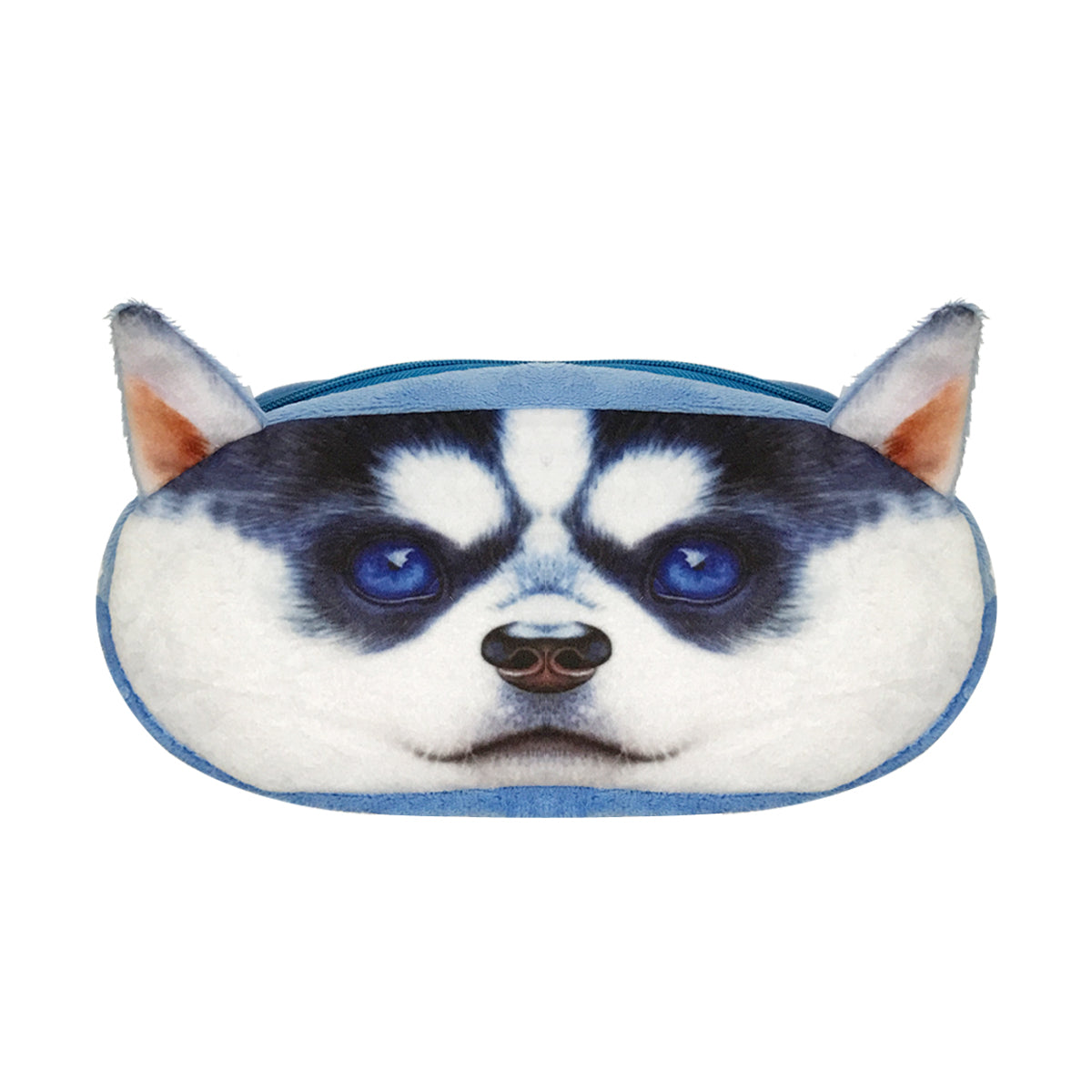Wrapables Dog Face Zippered Pencil Case (Set of 2)