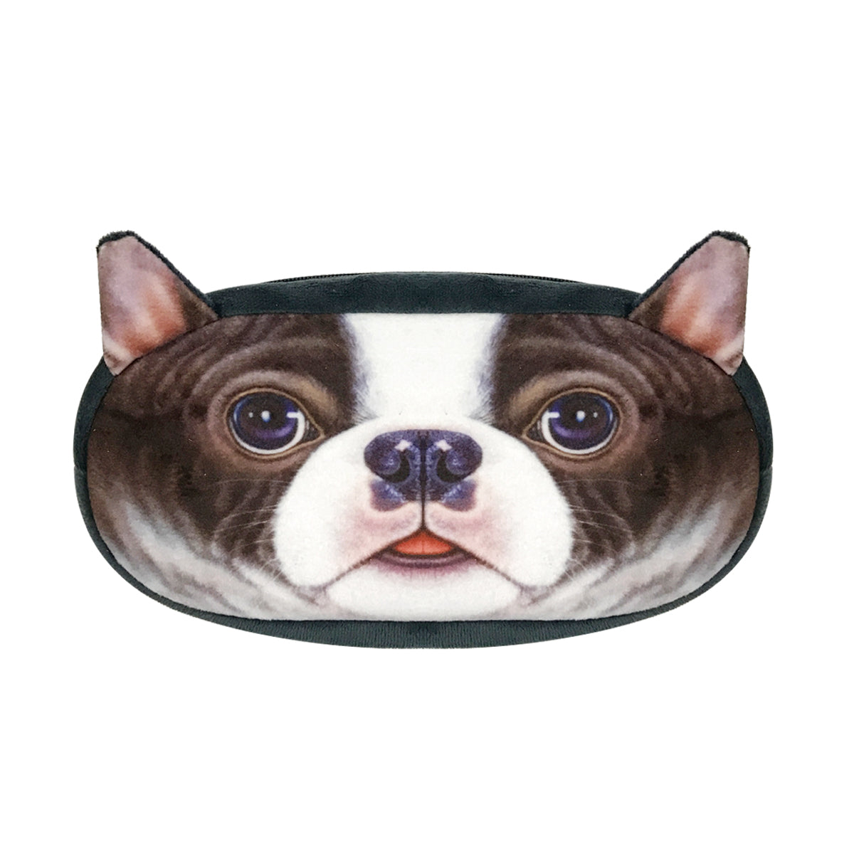 Wrapables Dog Face Zippered Pencil Case (Set of 2)