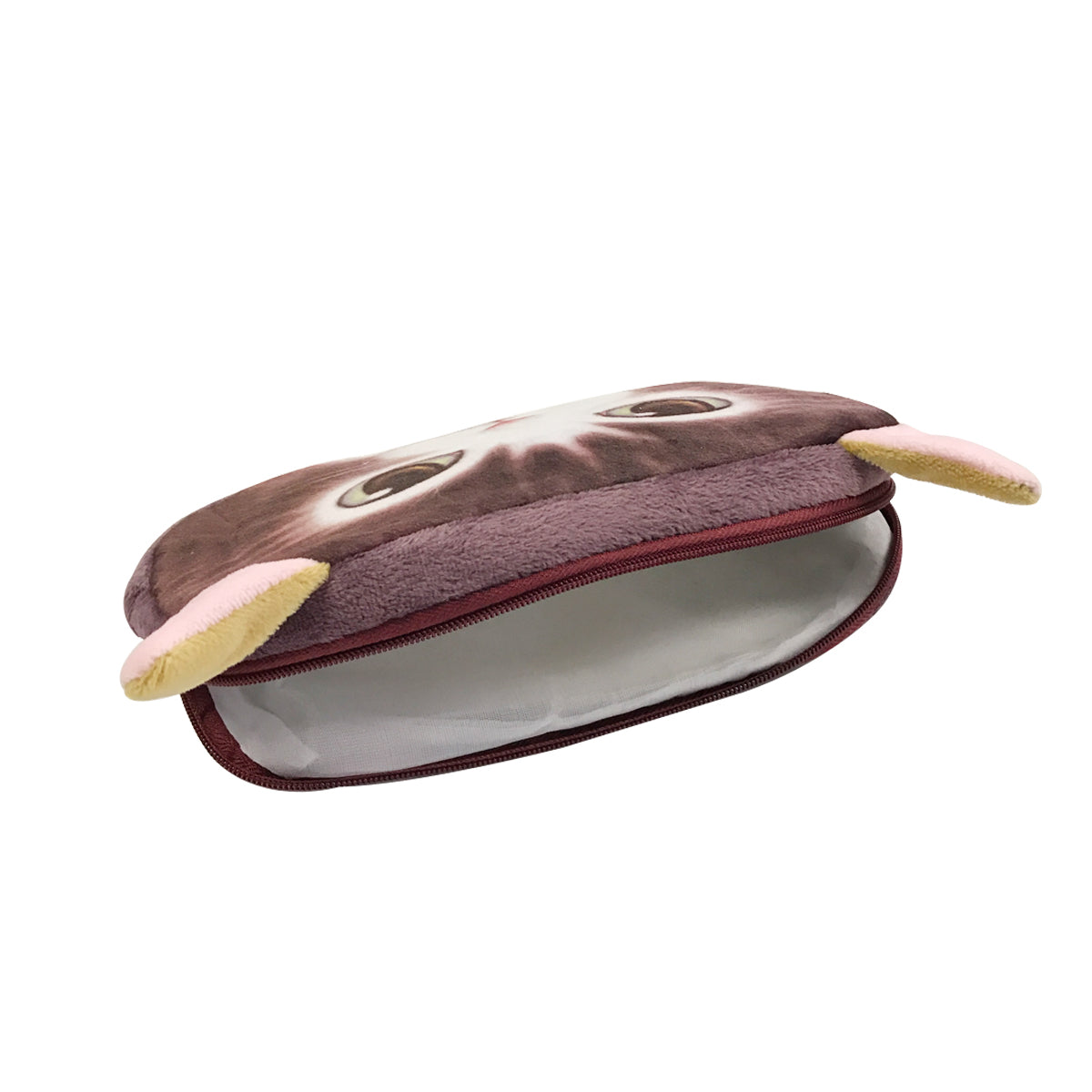 Wrapables Cat Face Zippered Pencil Case (Set of 2)