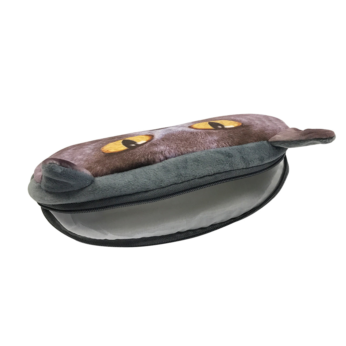 Wrapables Cat Face Zippered Pencil Case (Set of 2)