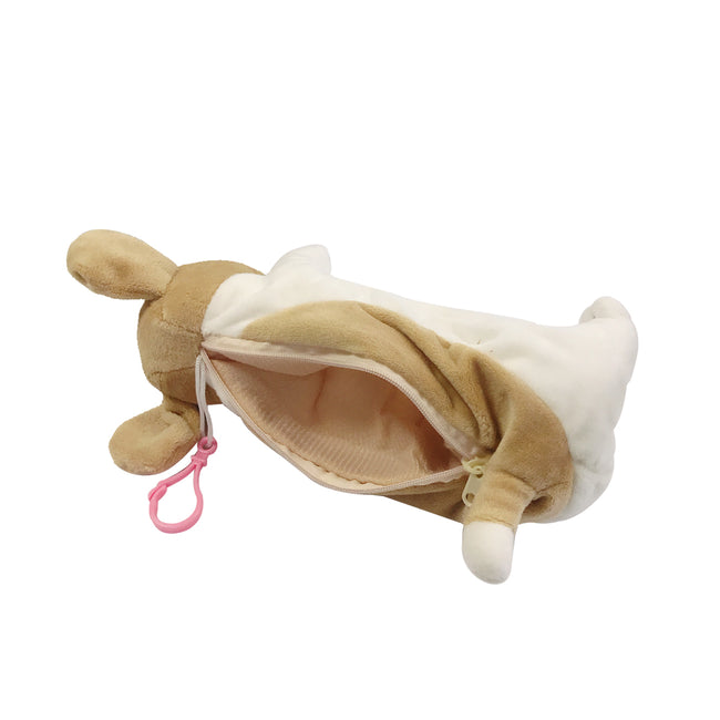 Wrapables Cute Puppy Pouch Plush Pencil Case