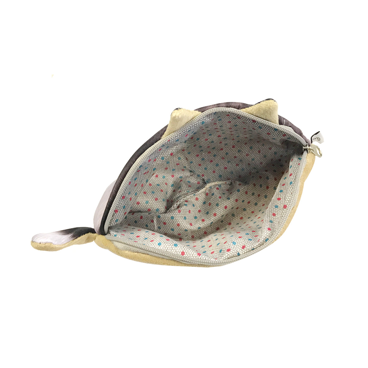 Wrapables Cat Face Cosmetic Pouch Pencil Case (Set of 2)