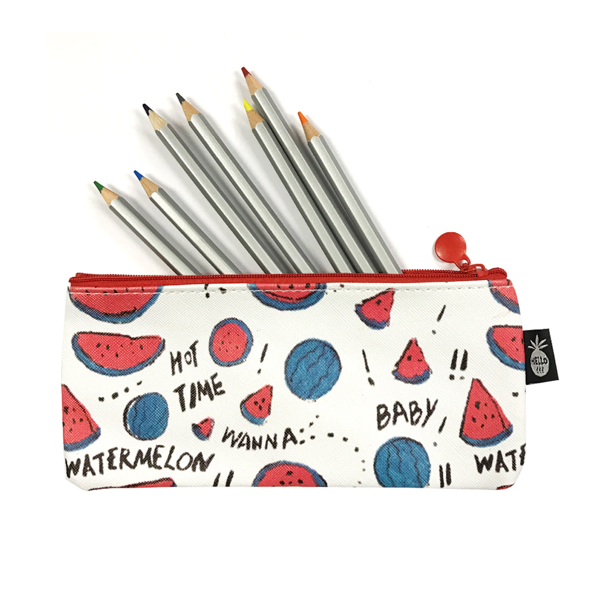 Wrapables Trendy Food Pencil Case and Stationery Pouches (Set of 3)