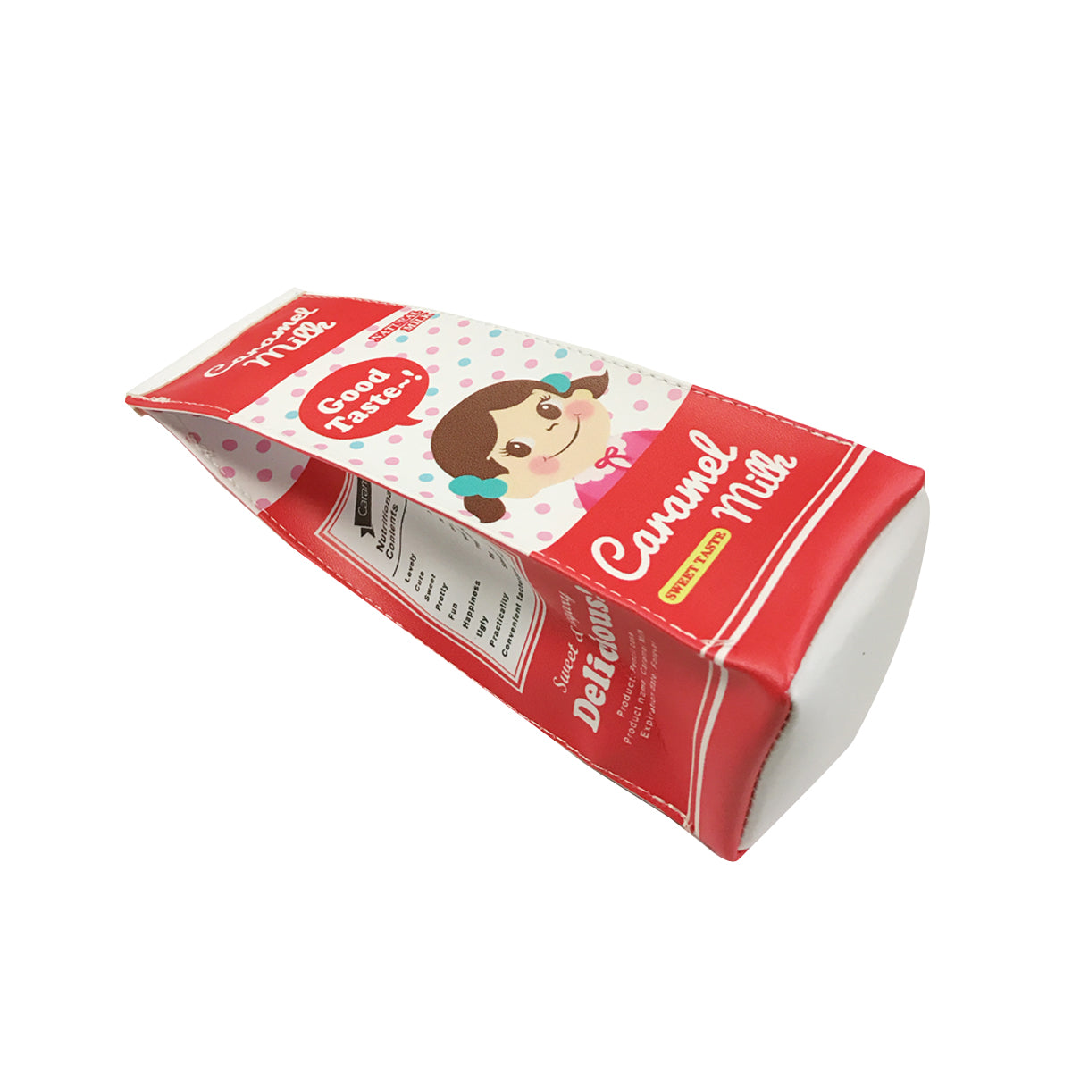 Wrapables Novelty Milk Carton Pencil Case Stationery Pouch (Set of 2)