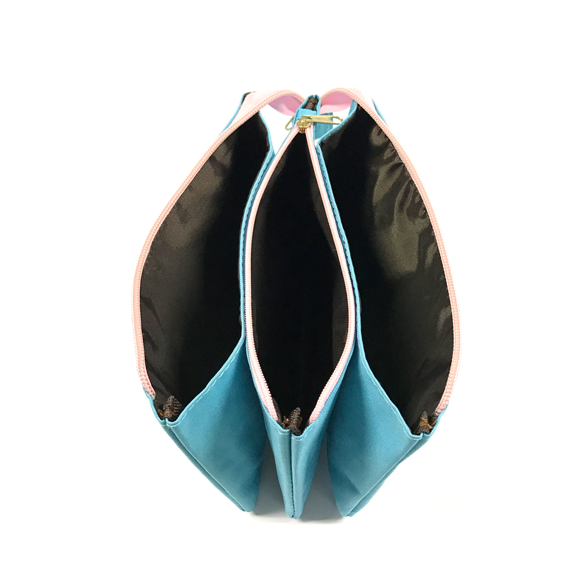 Wrapables Three Layer Multifunctional Pencil Case Cosmetic Bag