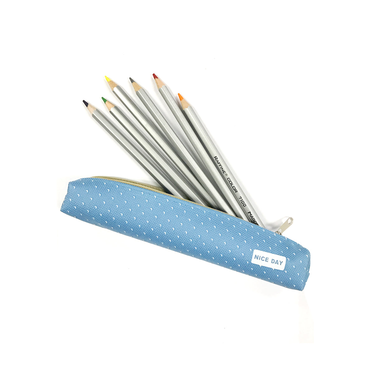 Wrapables Slim Dot Pencil Case (Set of 3)