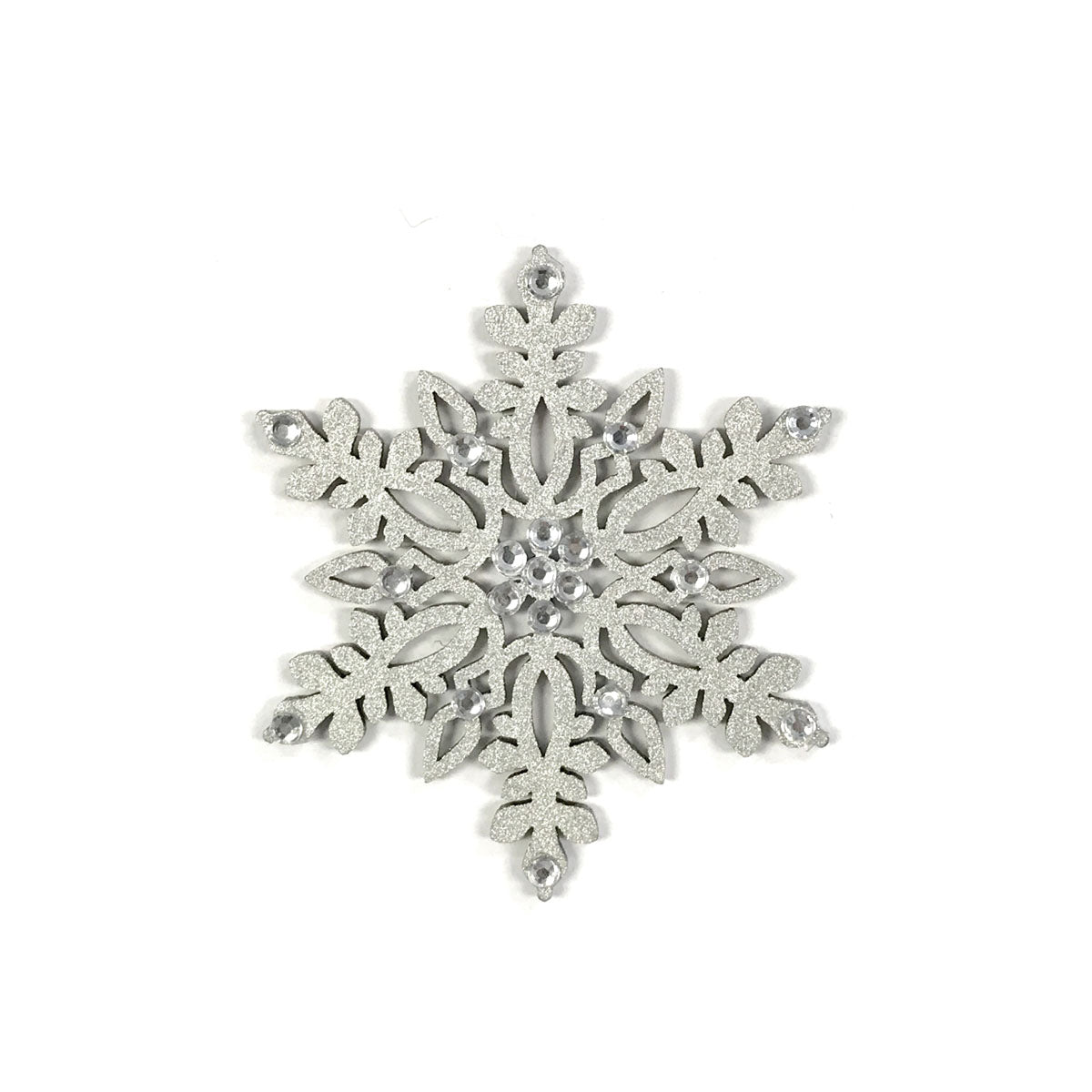 Wrapables Wooden Snowflake Hanging Ornament Christmas Decor (Set of 20)