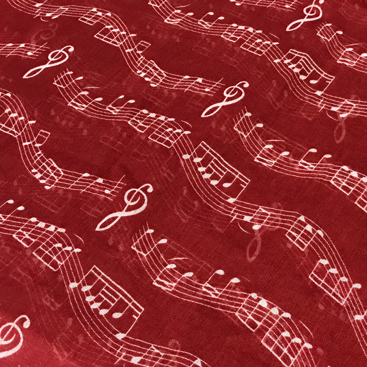 Wrapables Lightweight Musical Notes Infinity Scarf