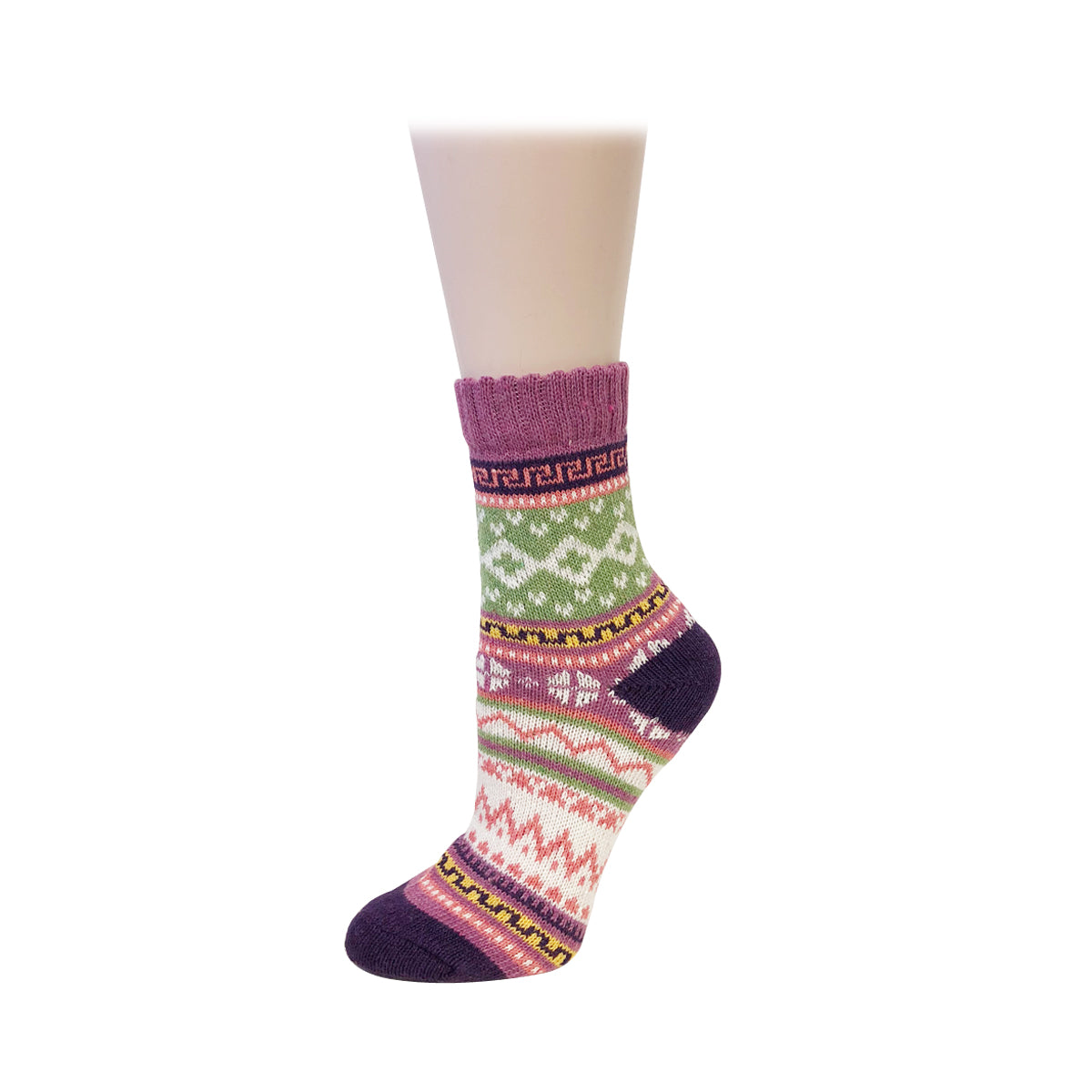 Wrapables Women's Thick Winter Warm Wool Socks (Set of 5)