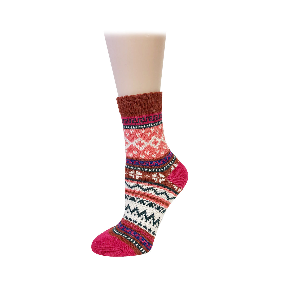 Wrapables Women's Thick Winter Warm Wool Socks (Set of 5)