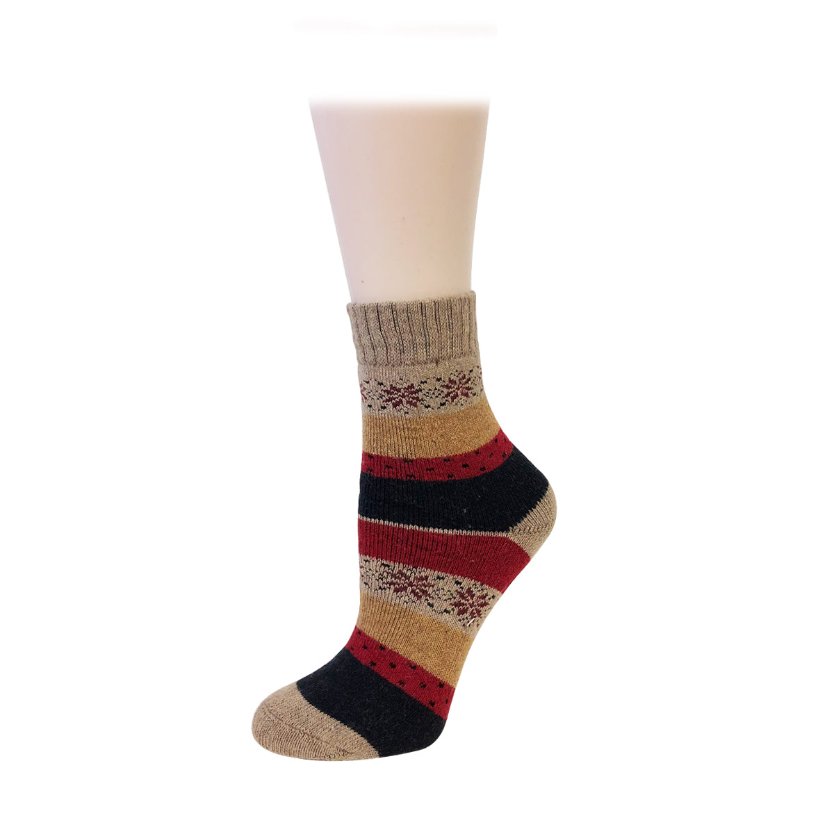 Wrapables Women's Thick Winter Warm Wool Socks (Set of 5)