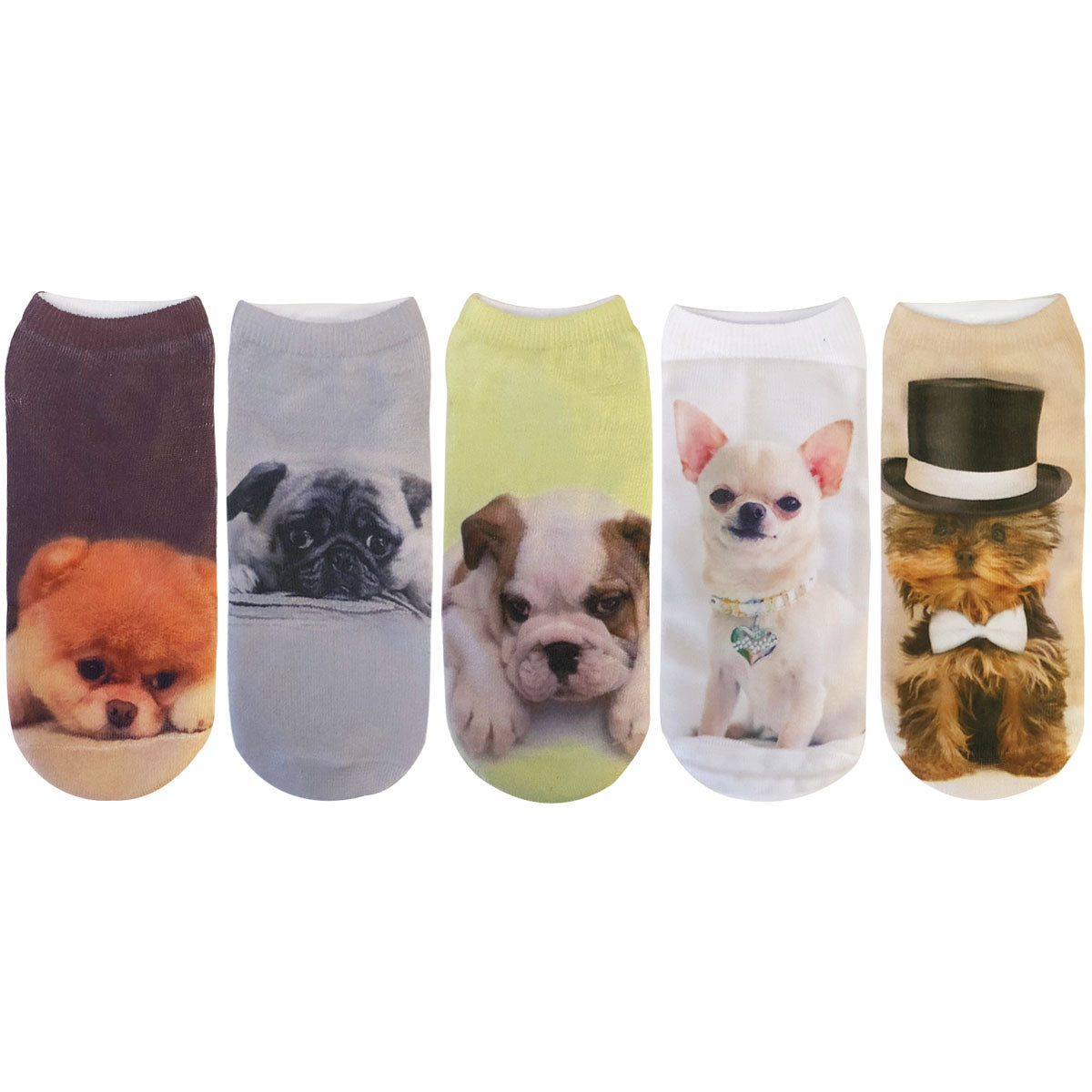 Wrapables 3D Novelty Funny Ankle Socks