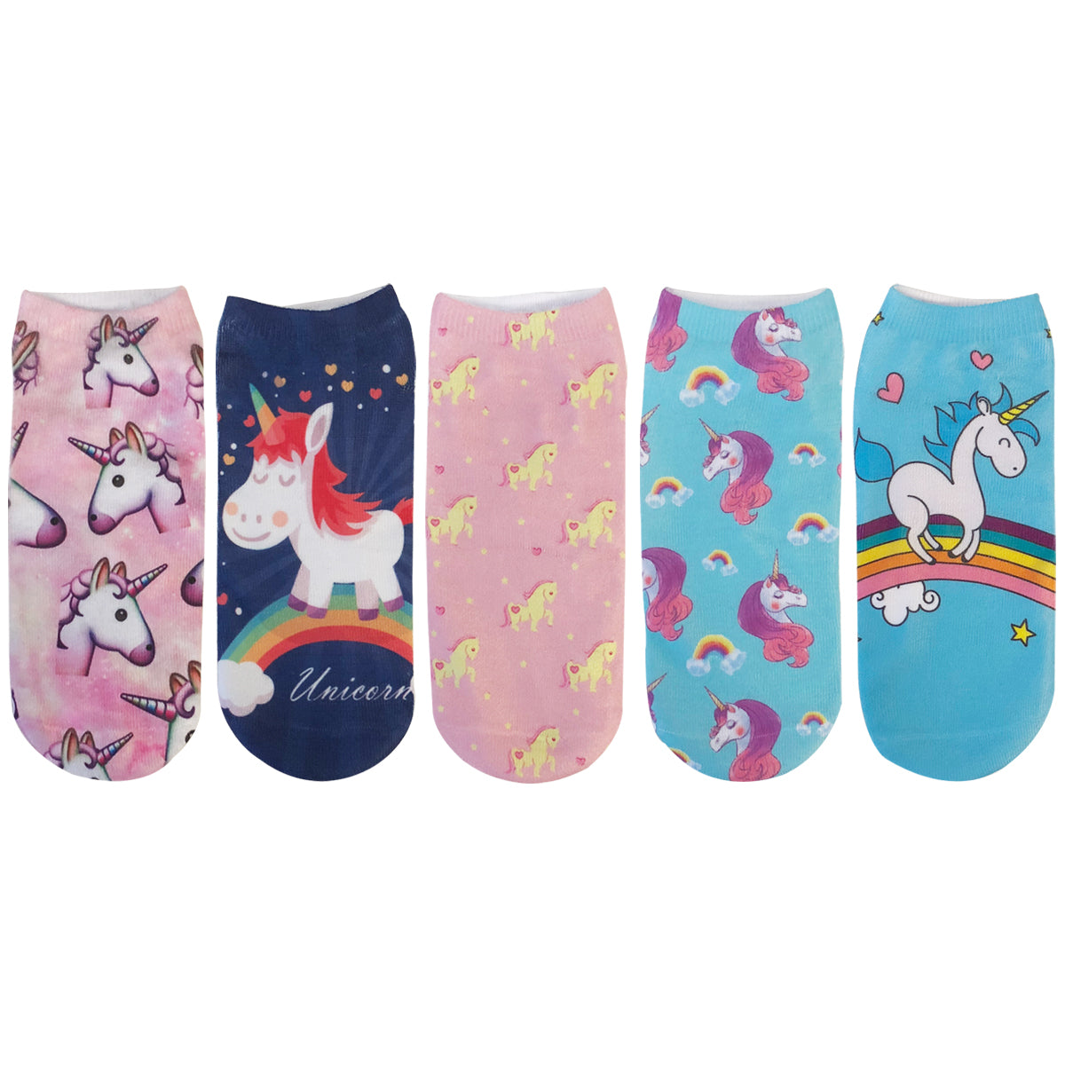 Wrapables 3D Novelty Funny Ankle Socks