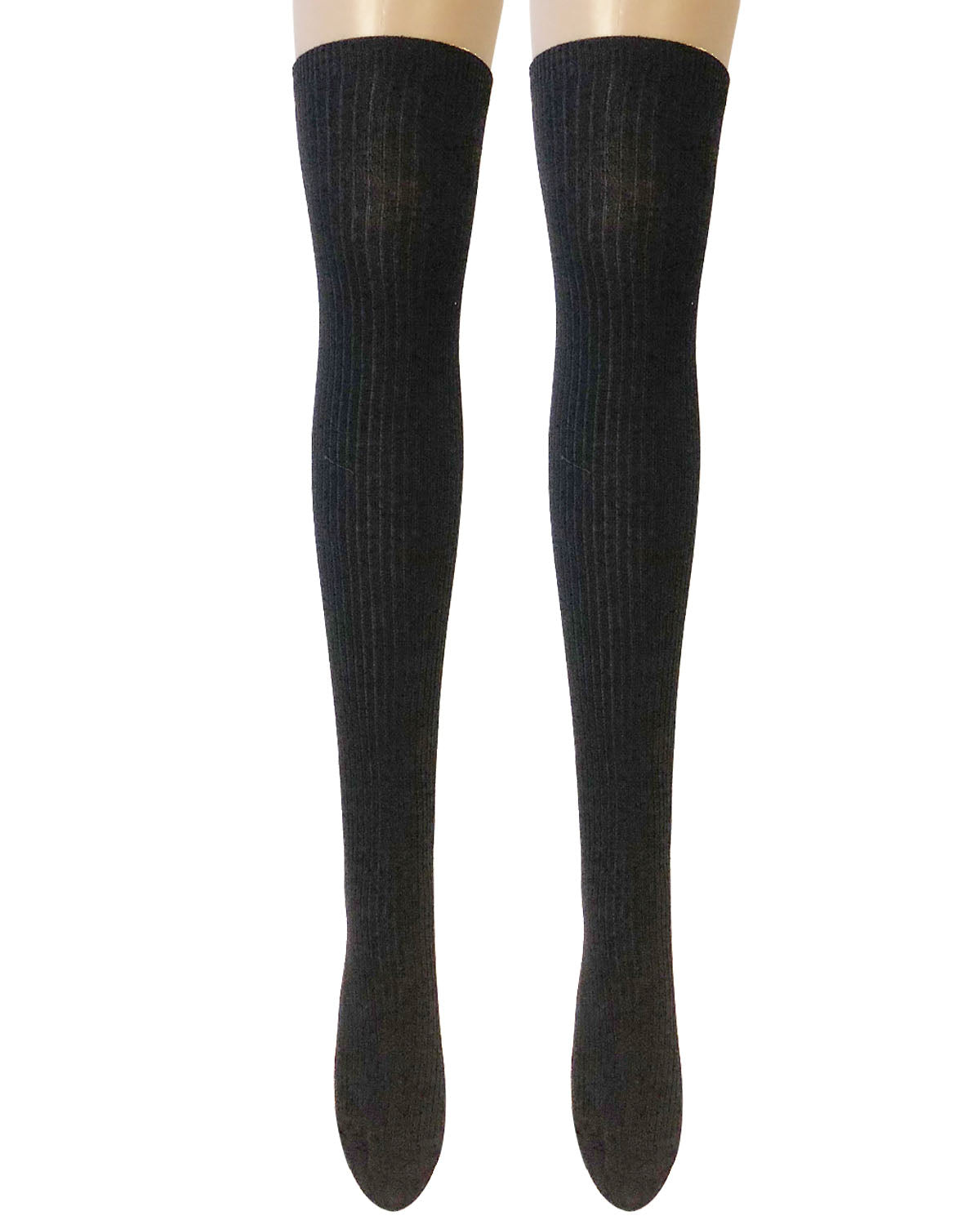 Wrapables Women's Ribbed Knee High Boot Socks