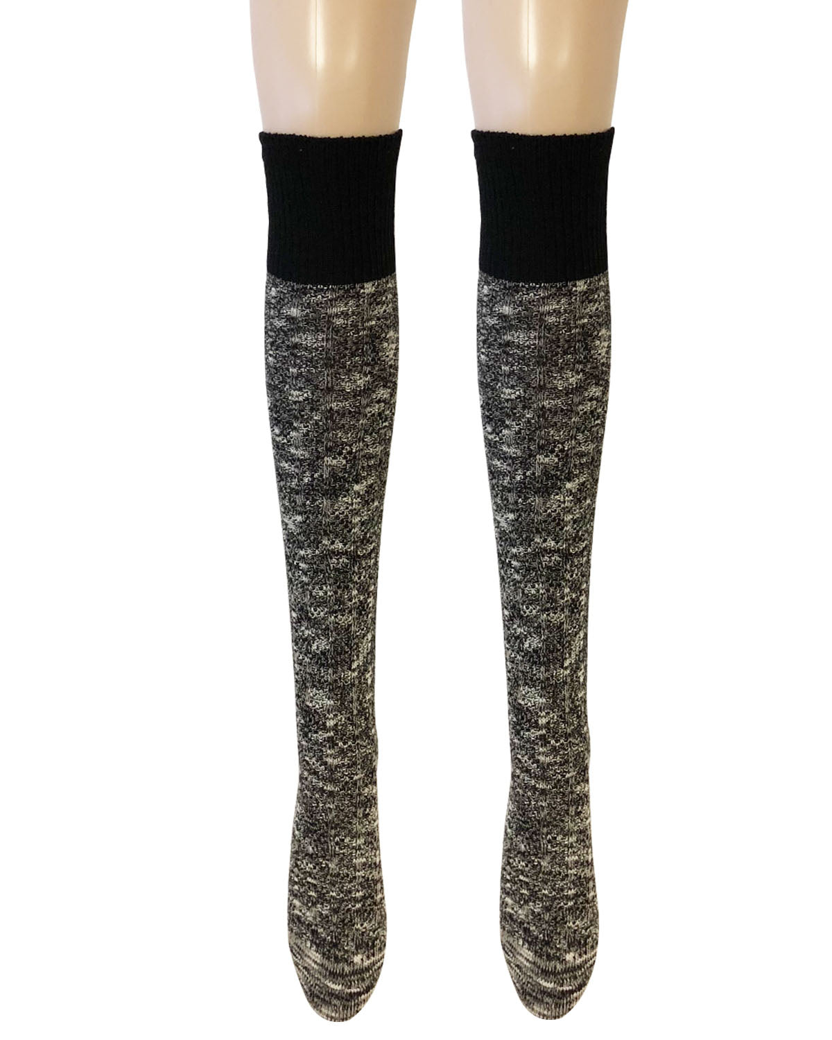 Wrapables Women's Warm Knitted Vintage Knee High Boot Socks