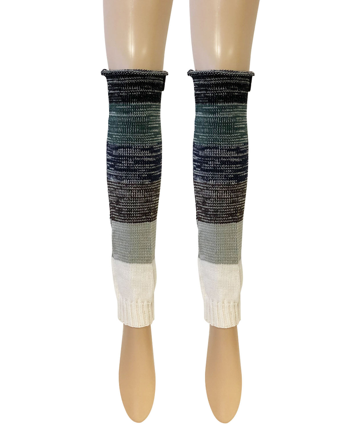 Wrapables Women's Multicolor Button Leg Warmers