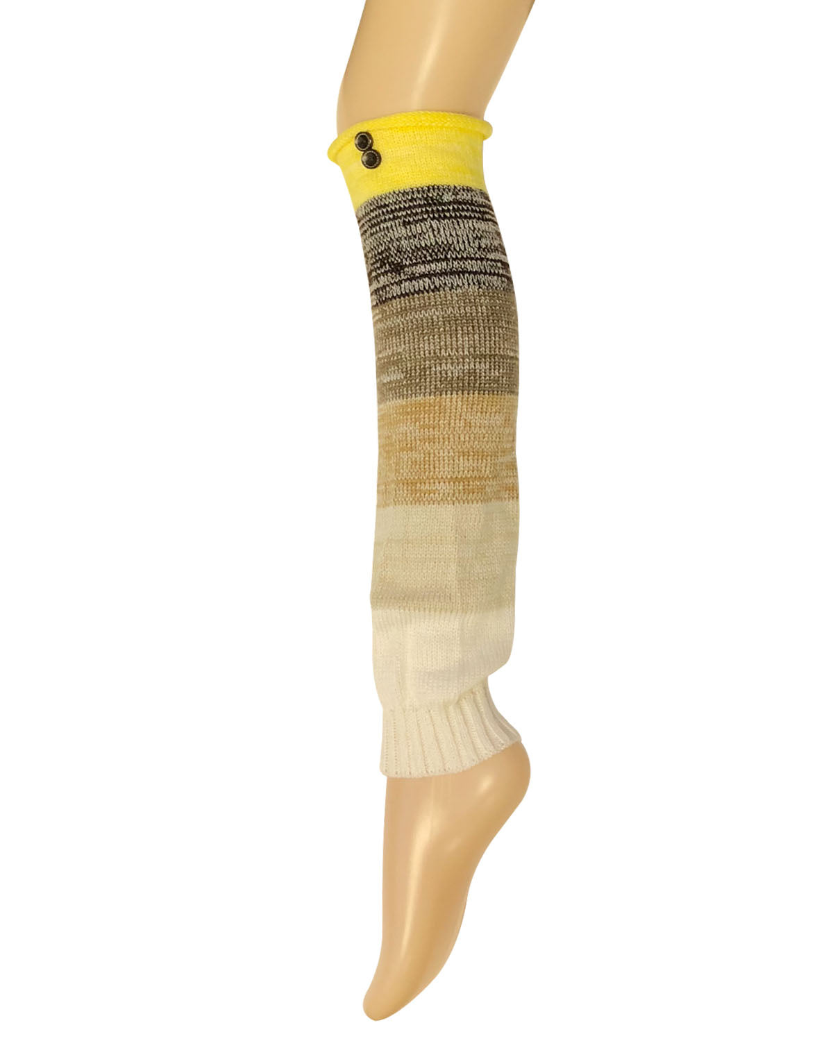 Wrapables Women's Multicolor Button Leg Warmers