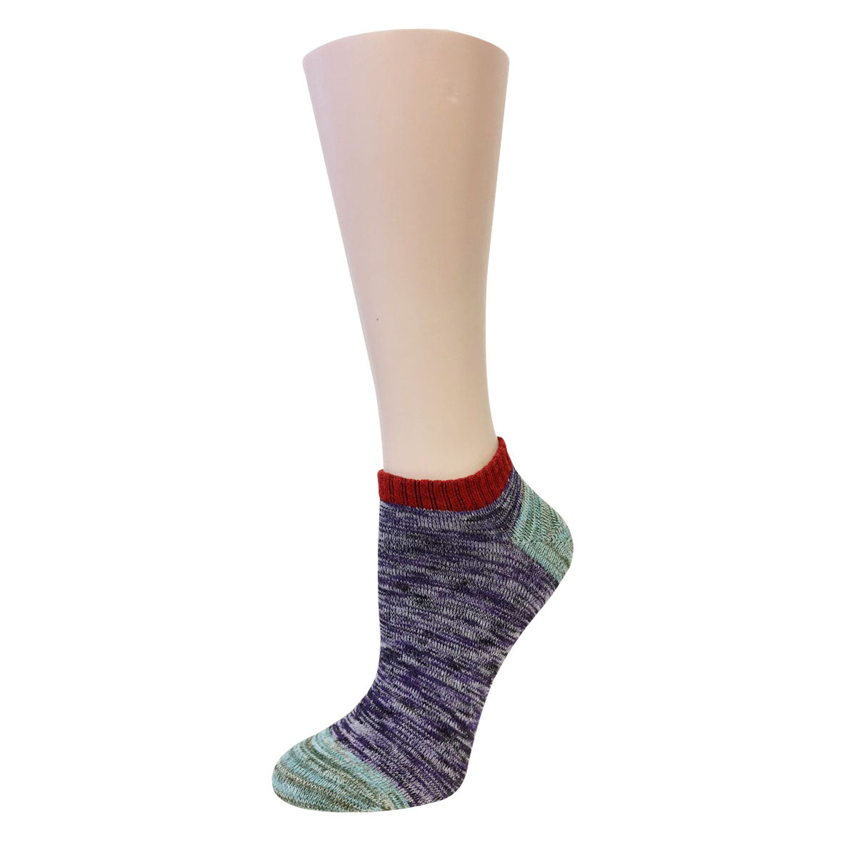 Wrapables Unisex No Show Ankle Socks (Set of 5)