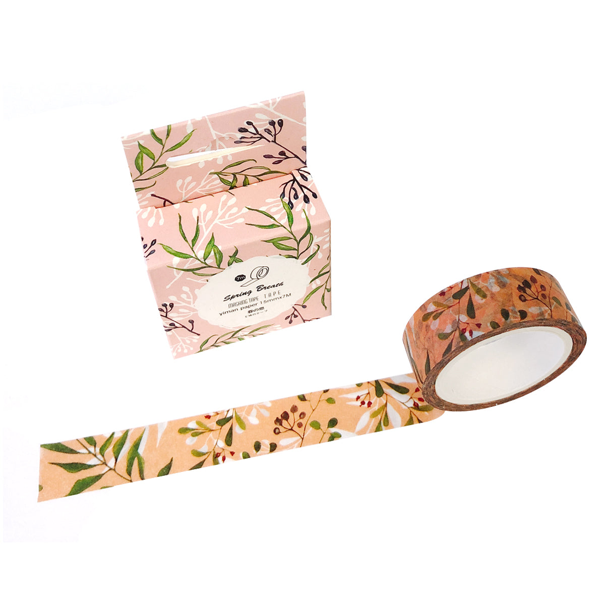 Wrapables Flowers and Greens Washi Masking Tape