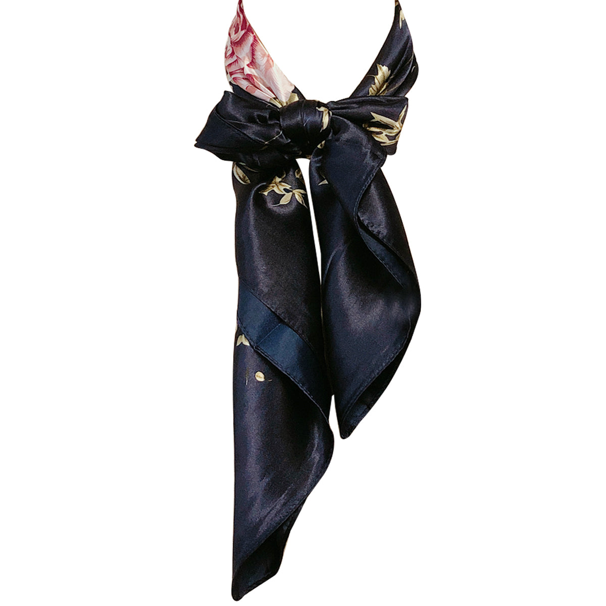 Wrapables Silky Feeling Satin Square Scarf